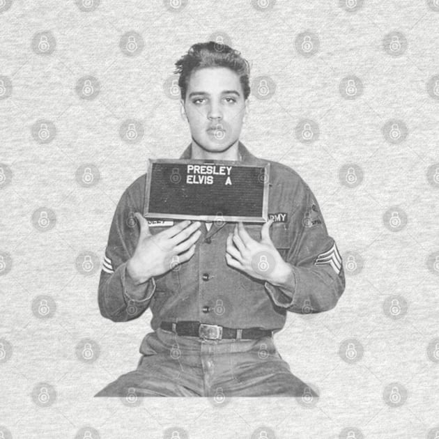 Elvis Presley A Mugshot - Vintage by MrBones